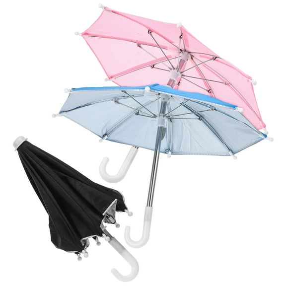 Mobile Phone Parasol Baby 3 Pcs Sun Visor Decorate Impact Cloth Pvc The Call Telephone Shade Umbrella