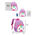 thumbnail image 4 of Mochila para niñas/niños, mochila impermeable para estudiantes en edad preescolar con correas acolchadas ajustables, 4 of 5