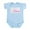 Sky Blue, variant on CafePress - Aubrey Infant Bodysuit - Baby Light Bodysuit, Size Newborn - 24 Months