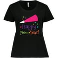 thumbnail image 3 of Inktastic Happy New Year Party Women's Plus Size T-Shirt, 3 of 5