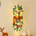 thumbnail image 4 of Ganfancp Adornos de Navidad Coronas de Navidad de Pino Ratán Cortinas para Puertas Decoración para El Hogar Ofertas de La Semana 1X Corona de Ratán, 4 of 6
