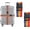 Rainbow, variant on 2 Pack Suitcase Belts, Adjustable Luggage Straps, Bright Colors Travel Packing Straps with Quick Release Buckle (Rainbow)