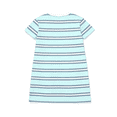 thumbnail image 6 of YOUYEDIAN Girls Summer Dress Short Sleeve Striped T Shirt Crop Dresses Casual Fashion Crewneck Sundress (Blue, 6-7 Years), 6 of 6