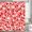 Multi6, variant on Valentines Shower Curtain, Happy Valentine''s Day Shower Curtain for Bathroom, Valentine Shower Curtain Romantic Lover Couples Shower Curtain Falling Red Heart Shower Curtain Set with Hooks, 72X72inch