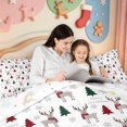 thumbnail image 4 of Manfei Happy Xmas Full Size Comforter Sets,Cute Christmas Elf Bedding Comforter Set,Xmas Reversible,3 Pieces,1 Comforter and 2 Pillowcases, 4 of 7