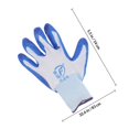 thumbnail image 2 of unbranded 3 Pares Guantes De Trabajo Multicolor Con Agarre Cómodo Y Transpirable Para Jardinería Y Uso, 2 of 8