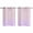 Plum Pink Yellow, variant on 2 Panels Kitchen Tier Curtains 39 Inch Length, Yellow Pink Stripe Grommets Window Treatment Curtain, Vertical Striped Gradient Geometric Thermal Curtains Drapes for Living Room/Bathroom