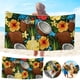 thumbnail image 1 of Toalla de playa de microfibra de 76 x 152 cm: ligera, resistente a la arena y de secado rápido, ideal para playa, piscina, viajes, camping, yoga y actividades al aire libre., 1 of 6