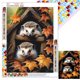 thumbnail image 1 of GS3876 Resina Diamante Cuadrado Serie Animal Erizo Diamantes 30*40CM, 1 of 9