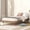 Brown, variant on Cterwk Modern Design Twin Size Platform Bed Frame for Living Room, Bedroom, Brown