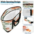 thumbnail image 5 of Large Hand-held Ice Pack Picnic Bag Insulation and Refrigeration Suitable for Shopping Picnics and Camping Chrysanthemums Orange, 5 of 8