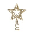 thumbnail image 1 of Adorno para árbol de Navidad, estrella de 5 puntas, polvo brillante, hueco, copo de nieve 3d, colgante en la copa del árbol, fiesta de vacaciones, decoración del hogar, 1 of 5