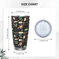 thumbnail image 4 of Rocae Vegetable Quiche for 20 Ounces Stainless Steel Insulted Tumbler Car Cup Drink Mug Inspirational Graduate Present-Without Straw, 4 of 8