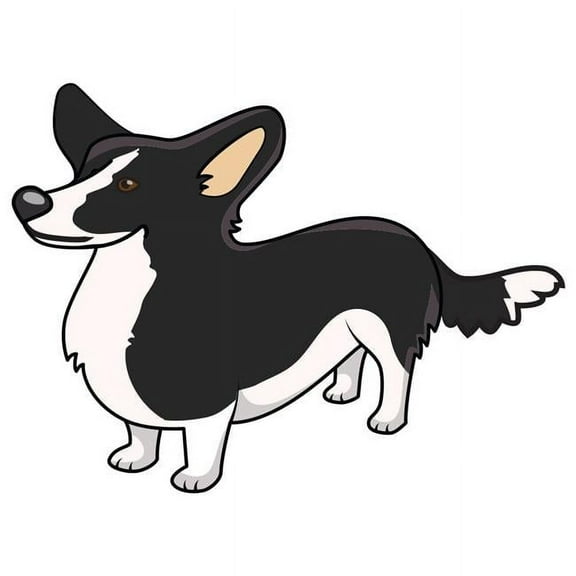 SignMission 12 in. Cardigan Welsh Corgi Decal - Dog Lover Super Cute Sticker