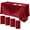 Burgundy, variant on 1 Pack Pink Satin Tablecloth 102 x 58 Inch Overlay Satin Table Cover Rectangle Bright Silk Tablecloth Smooth Fabric Table Decoration for Wedding Banquet Party Events