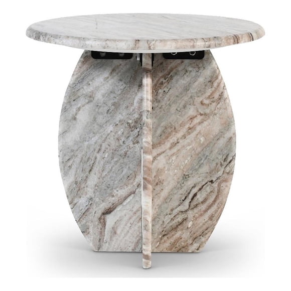 Meridian Furniture Formentera Table d'Appoint Brun