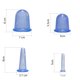 thumbnail image 2 of Ventosas de silicona para el hogar transparentes (juego de cuatro piezas), 2 of 4