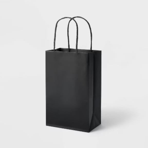 XSmall Jr Tote Gift Bag Black