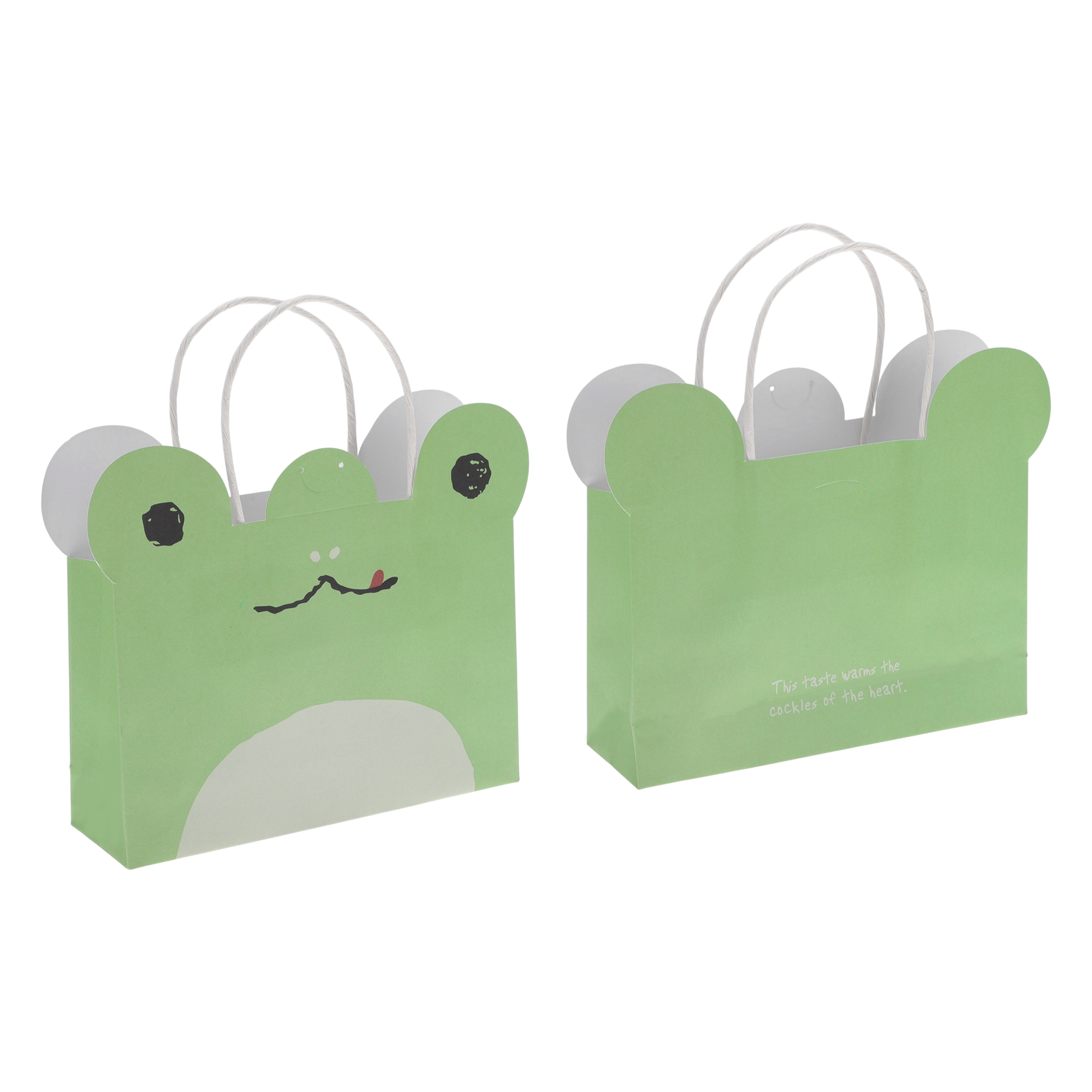 Unique Bargains Animal Pattern Gift Bags 4 Pcs for All Occasions Green