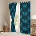 thumbnail image 3 of Feelyou Moth Skeleton Black Out Curtains, Retro Boho Curtains Pack of 2 (42x63 Each), 3 of 6