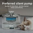 thumbnail image 3 of Pet Water Dispenser With Sensor, 75 Oz 2.2L Ultra Quiet Pump, 5-Fold Filter, Transparent Material, Clear Level - Suitable for Cats and Dogs grey grey grey grey, 3 of 5