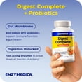 thumbnail image 5 of Enzymedica, Digest Complete + Probiotics, Full-Range, Everyday Enzymes with 800 Million CFU Active Cultures per Capsule, 90 Capsules, 5 of 9