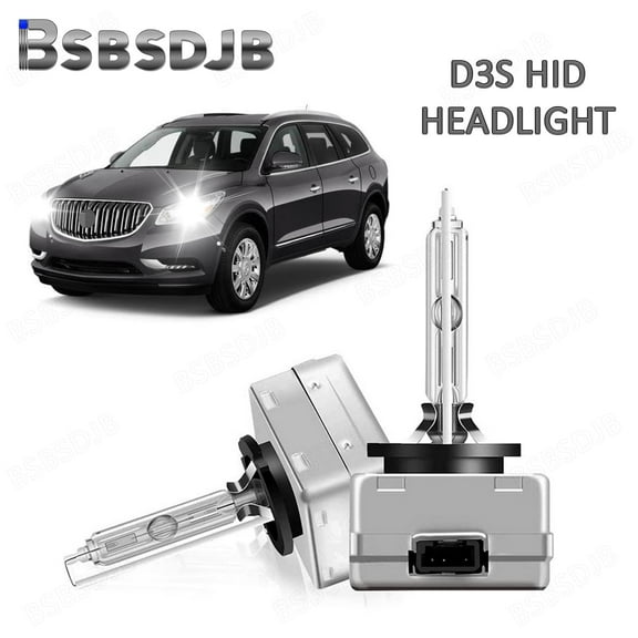 For Buick Enclave 2013-2018 D3S HID Headlight 6000K White Replacement Bulbs
