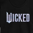 thumbnail image 3 of Wicked: Part 2 -  Sparkle Logo - Juniors Cropped Short Sleeve Graphic T-Shirt, 3 of 5
