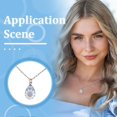 thumbnail image 6 of 1Set DIY Blank Dome 304 Stainless Steel Teardrop Pendants Making Kits Golden & Stainless Steel Color Pendant Cabochon Settings: Tray: 14x9~10mm 17.5x10.5x1.5~1.8mm, 6 of 6