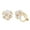 F, variant on Faux Pearl Clip On Earrings for Women Non Pierced Large Pearl Earrings Gold Plated Earrings Jewelry
