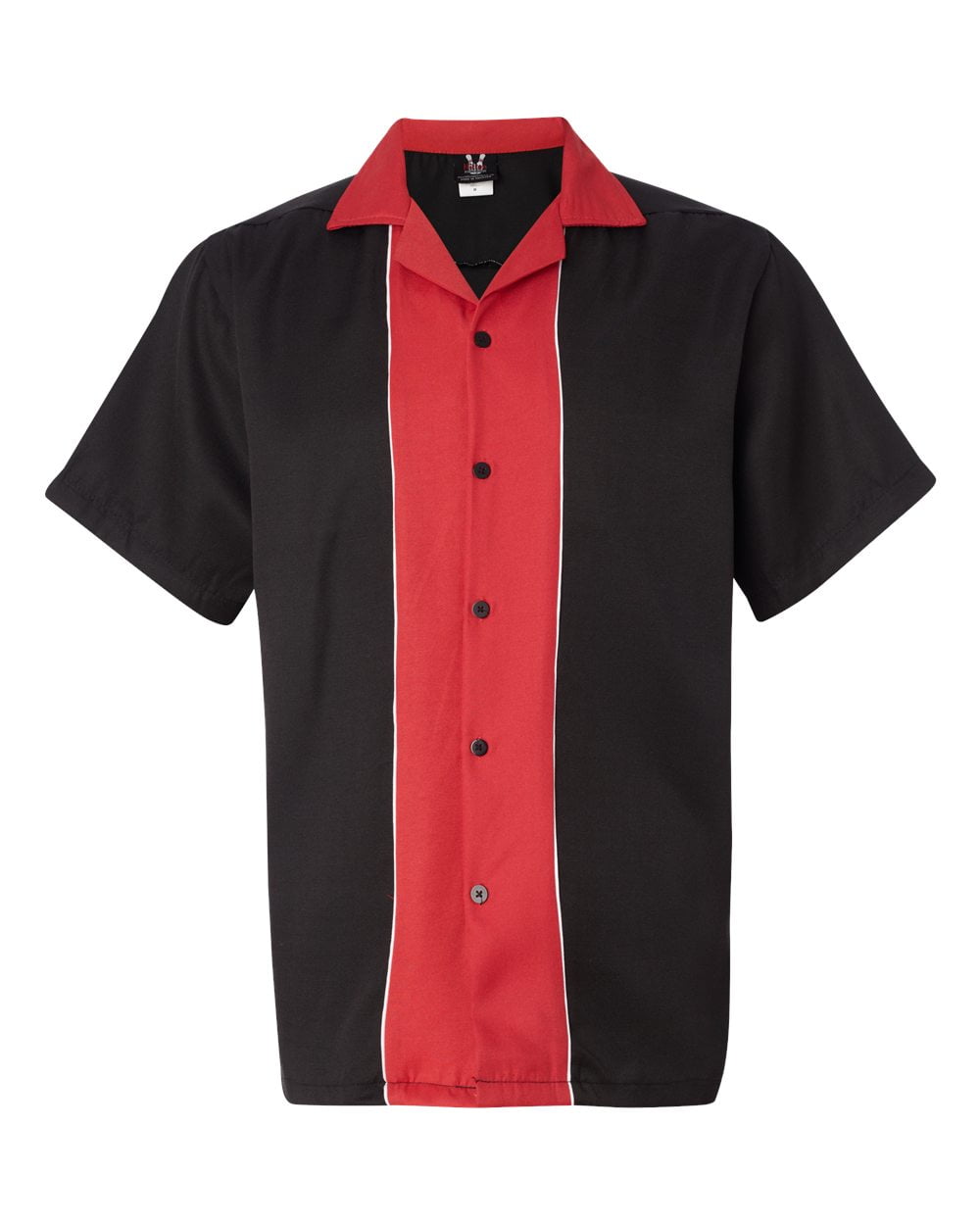 Hilton - Hilton Quest Bowling Shirt HP2246 Black/ Red XL - Walmart.com ...