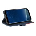 thumbnail image 4 of Case for Samsung Galaxy S8 Leather Wallet Book Flip Folio Stand View Cover - Blue, 4 of 5