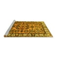 thumbnail image 2 of Ahgly Company Machine Washable Indoor Square Persian Yellow Traditional Area Rugs, 6' Square, 2 of 4