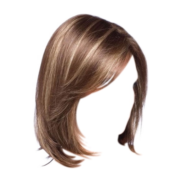 WIFKLSIIPG High Temperature Silk Short Hair Blonde Hair Mixed Color Long Curly Wig Women's Short Curly Hair Mixed with Golden Headband Suitable for Women's Wigs Blonde Wig