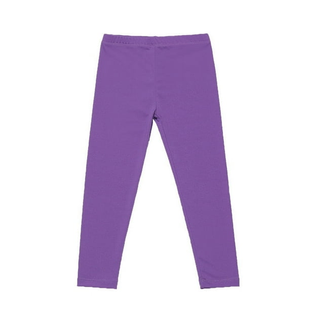 Odeerbi 3-12 Años Niñas Leggings Calcetines Elásticos Pantalones Suavidad Cómoda Calcetines Respirables