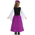 Oktoberfest Girls Dress Kids European Stage Play Rural Farm Dress