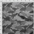 thumbnail image 4 of oneOone Cotton Cambric Gray Fabric Animals Sewing Craft Projects Fabric Prints By Yard 56 Inch Wide, 4 of 6