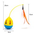thumbnail image 4 of Pet Toy Interactive Tumbler Cat Feather Toy Cat Teaser Toy Cat Training Toy, 4 of 6