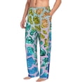 thumbnail image 2 of Balery Rainbow Glitter print Men's Pajama Pants,Ultra Lightweight Pjs,Lounge Pant-XX-Large, 2 of 9
