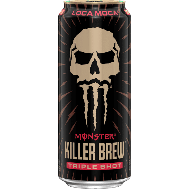 4 Pack- Java Monster Killer Brew, Loca Moca, Coffee + Energy Drink