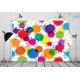 thumbnail image 3 of Fondo de tela con salpicaduras de pintura de colores para fiesta de arte, fondo con salpicaduras de pintura, estilo grafiti abstracto, vestido para un desastre, decoración de fiesta de pintura,, 3 of 5