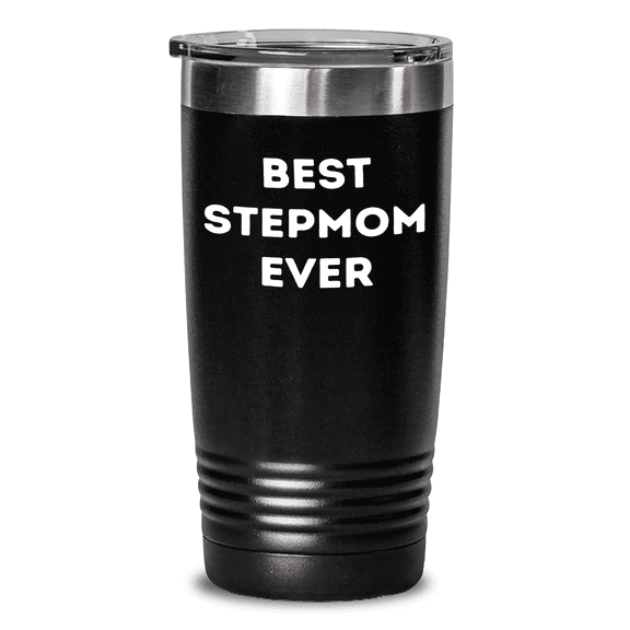 Funny Stepmom Gifts from Friends and Family - Best Stepmom Ever Tumbler, Father's Day Unique Gifts for Stepmom, 20oz or 30oz Vacuum Insulated Stainless Steel Tumbler