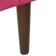 thumbnail image 4 of HomePop Banc de Rangement en Velours Moderne Finition Rose, 4 of 7