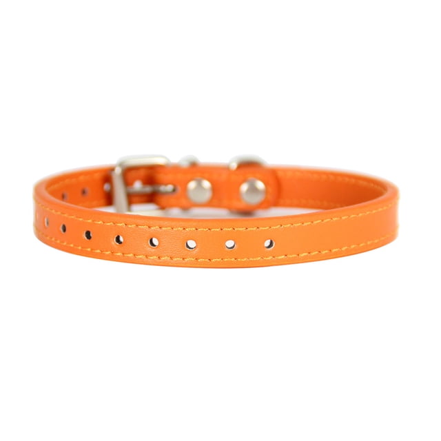 Methold ajustable de PU, y práctico para las necesidades de parto de perros, Collar de parto para perros recién nacidos, collar naranja Type3 NO3