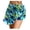 Blue Green Print, variant on Ekouaer Sarong Wraps for Women Chiffon Beach Swimsuit Coverup Sheer Short Bathing Suit Cover Up Skirt for Swimwear