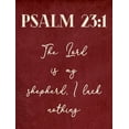 thumbnail image 2 of Villa, Mlli 12x14 White Modern Wood Framed Museum Art Print Titled - Psalm 23:1, 2 of 4
