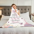 thumbnail image 5 of LHSHID to My Daughter Blanket Daughter Gifts from Dad Daughter Birthday Gifts Ideas Lion Birthday Gifts for Daughter Christmas Graduation Soft Cozy Flannel Throw Blanket 60"x80", 5 of 8