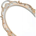 thumbnail image 4 of STONCEL Decorative Mirror Tray, Vintage Oval Display Tray for Perfume, Makeup, Jewelry, Cosmetic Tray, Serving Tray for Dressing Room, Bedroom, Living Room,Grey Gold, 4 of 7