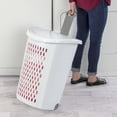 thumbnail image 3 of Sterilite 70L Ultra™ Wheeler Hamper-White, 3 of 8