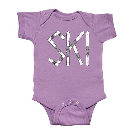 

Inktastic Ski Rough Text Dark Gift Baby Boy Bodysuit